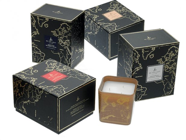 Alluring Candles in Extravagant Candle Boxes