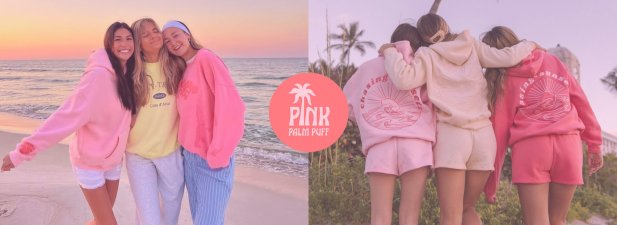 Pink Palm Puff Tracksuit Urban Dreams