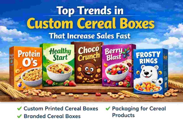 Top Trends in Custom Cereal Boxes That Boost Sales
