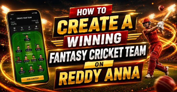How to Create a Winning Fantasy Cricket Team on Reddy Anna