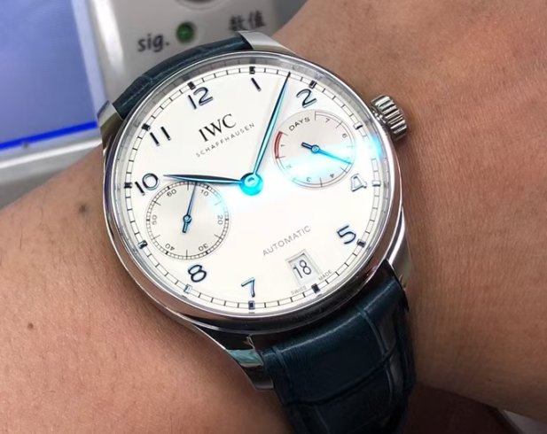 ZF IWC Portuguese 7 Days Power Reserve - Where Time Finds Its Blue
